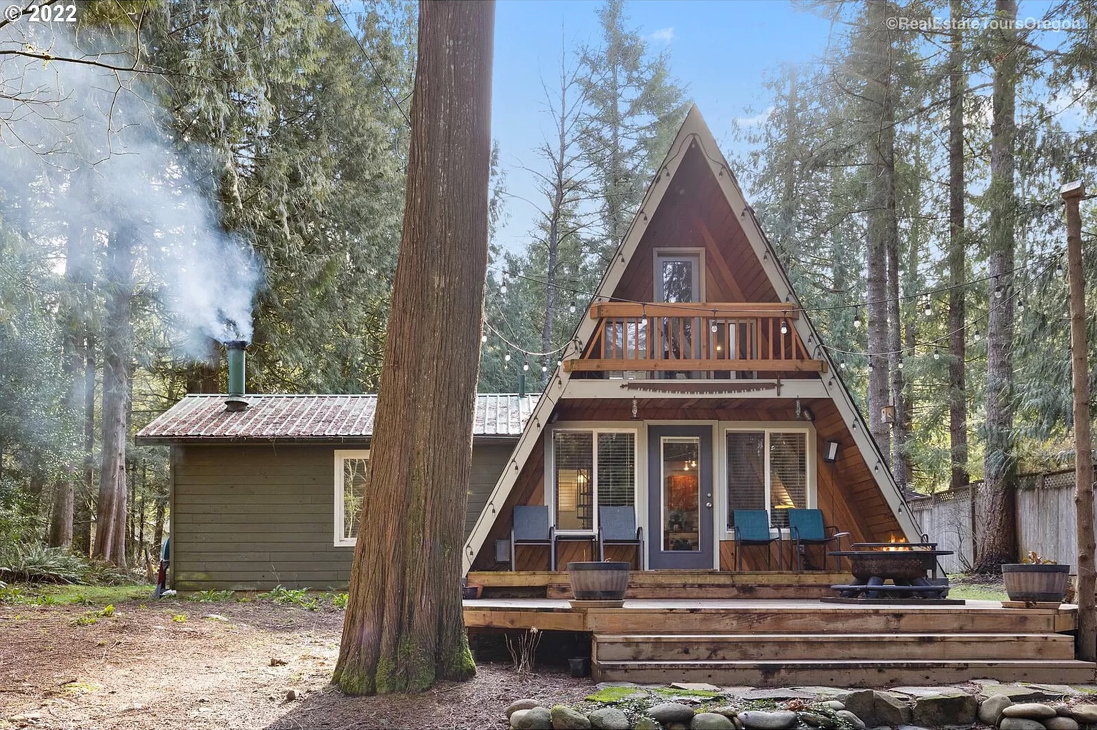 Summertime Drive Sandy River A-frame